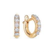 3800-210-4,44 Серьги с бриллиантами бренд Brilliant Style (Au 585)