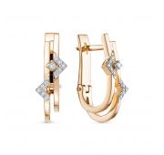 4043-210-4,92 Серьги с бриллиантами бренд Brilliant Style (Au 585)