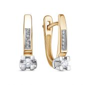 С1492-120-2,57 Серьги с бриллиантами (Au 585)