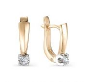 3077-210-3,09 Серьги с бриллиантами бренд Brilliant Style (Au 585)