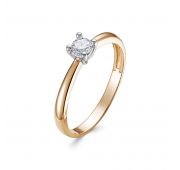 3952-110-1,76 Кольцо помолвочное с бриллиантом бренд Brilliant Style (Au 585)