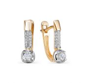 С1493-120-2,55 Серьги с бриллиантами (Au 585)