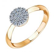 01-117794 Кольцо золотое бренд Sanis (Au 585)