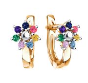 01-217573 Серьги детские бренд Sanis (Au 585)