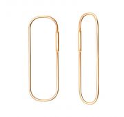 03-207283 Серьги конго бренд Sanis (Au 585)