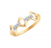 10886 Кольцо золотое (Au 585)