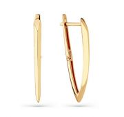 002-0450-0000-010 Серьги без вставок (Au 585)