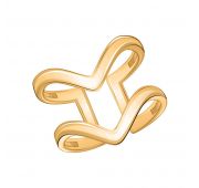 10712 Кольцо на фалангу (Au 585)