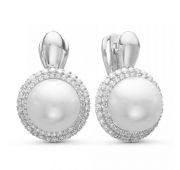 02-1196-10,8 Серьги с жемчугом (Au 585)