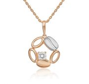 03-3321-01-201-1111 Подвеска с топазом бренд Platina (Au 585)