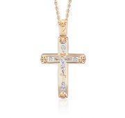 03-2730-00-000-1111-66 Подвеска крест бренд Platina (Au 585)