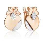 02-5017-00-101-1111 Серьги с бриллиантами бренд Platina (Au 585)