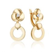 02-5014-00-101-1121 Серьги с бриллиантами бренд Platina (Au 585)