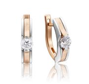 02-4188-00-501-1111-38 Серьги из золота бренд Platina (Au 585)