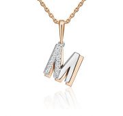 03-3418-М-401-1111 Подвеска буква бренд Platina (Au 585)