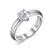 01-2469/00СВ-00 Кольцо помолвочное бренд Алькор (Серебро 925)