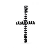 03-2829/00ЧБ-00 Подвеска крест бренд Алькор (Серебро 925)