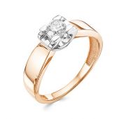 3130-110-3,71 Кольцо помолвочное с бриллиантом бренд Brilliant Style (Au 585)