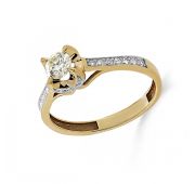 1-2572-10900-2,33 Кольцо с бриллиантами бренд Kabarovsky (Au 585)