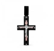 3-0400-1089-5,05 Подвеска крест с бриллиантами бренд Kabarovsky (Au 585)