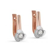 12-01637-1000-3,76 Серьги с бриллиантами бренд Kabarovsky (Au 585)