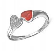 1-048-7918 Кольцо сердце бренд Kabarovsky (Серебро 925)