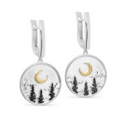 12-350-0081 Серьги из серебра бренд Kabarovsky (Серебро 925)