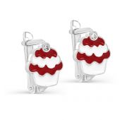 2-9019-0029 Серьги детские бренд Kabarovsky (Серебро 925)