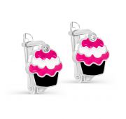 2-9019-0014 Серьги детские бренд Kabarovsky (Серебро 925)