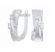 А2101568-00775 Серьги с фианитом бренд Pokrovsky (Серебро 925)