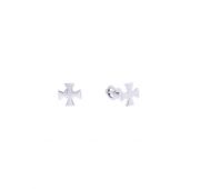 с23267 Серьги моносерьга пуссет (Серебро 925)