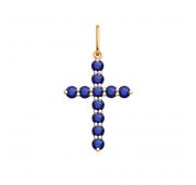 3124с3 Подвеска крест (Au 585)