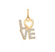 5810 Подвеска сердце (Au 585)