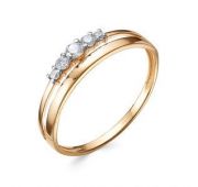 1102937 Кольцо с фианитами бренд Delta (Au 585)