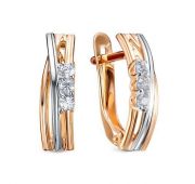 1204813 Серьги из золота бренд Delta (Au 585)