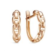 2203952 Серьги без вставок бренд Delta (Au 585)