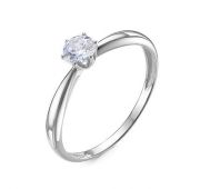 б1101516 Кольцо помолвочное из белого золота бренд Delta (Au 585)