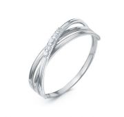 б1104716 Кольцо из белого золота бренд Delta (Au 585)