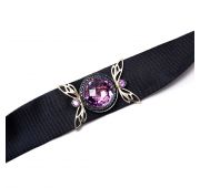 3303.3177.0101.01 Чокер с аметистом и сапфиром бренд Natasha Libelle (Au 585)