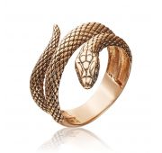 01-5372-00-000-1110-42 Кольцо змея бренд Platina (Au 585)