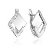 02-5124-00-401-1120 Серьги из белого золота бренд Platina (Au 585)