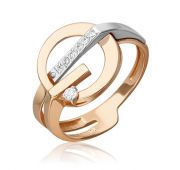 01-5680-00-401-1111 Кольцо с фианитами бренд Platina (Au 585)