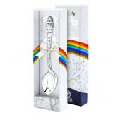 1374ЛЖ05806 ложка детская «Цыпленок»  (Серебро 925)