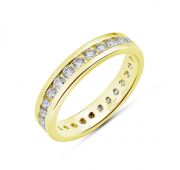 К-1220-03-3,03 Кольцо дорожка с бриллиантами (Au 585)