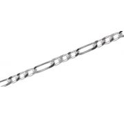 ФЗр070/45 Цепь фигаро из серебра (Серебро 925)