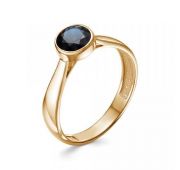 01-3644/2-2,56 Кольцо золотое с сапфиром (Au 585)