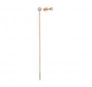 4983-151-46-00 Серьги пуссеты с бриллиантами бренд Vesna (Au 585)