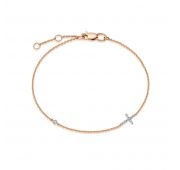 51548-151-46-00 Браслет крест с бриллиантами бренд Vesna (Au 585)