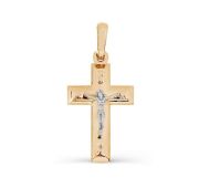 т13006609 Подвеска крест бренд Karatov (Au 585)