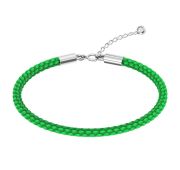 0720678-10775 Браслет текстиль с фианитом бренд Pokrovsky из серебра (Серебро 925)